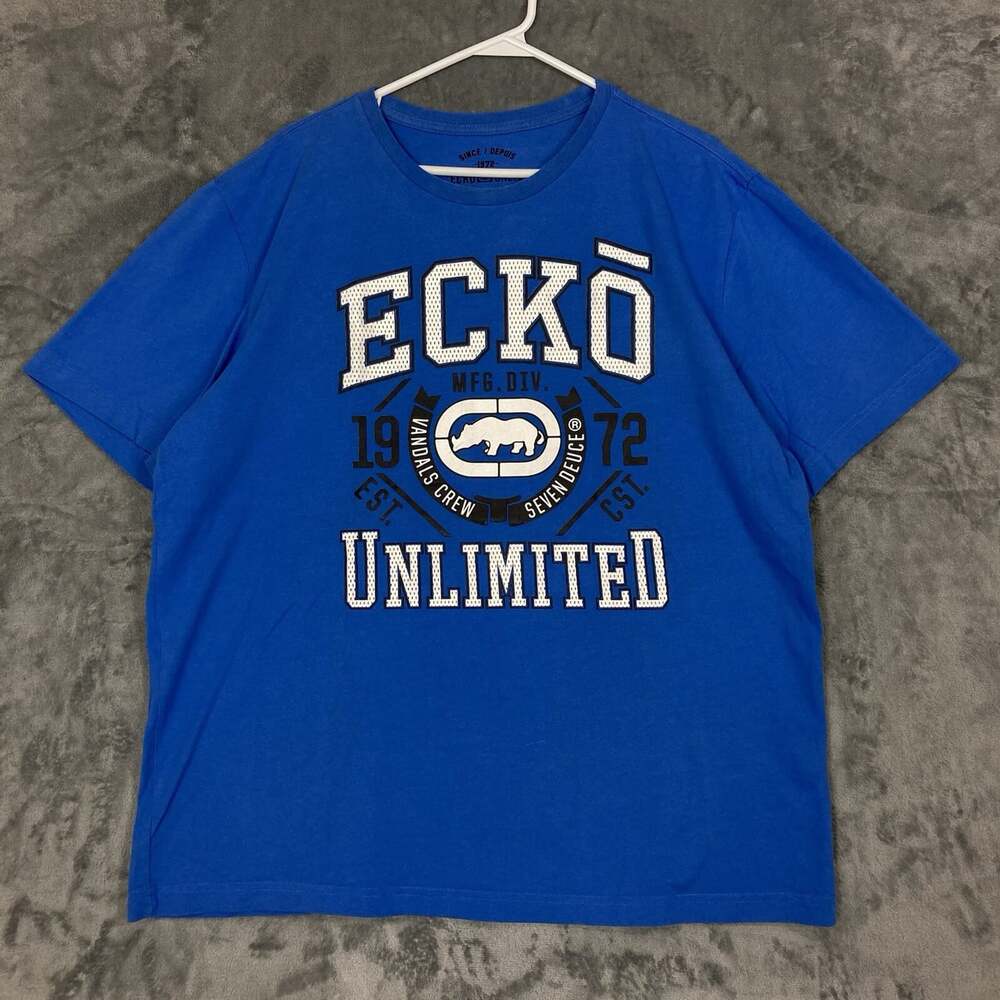 VTG Y2K Ecko T Shirt Baggy Grunge Cyber Mall Goth Emo Graffiti Jesse Pinkman XL